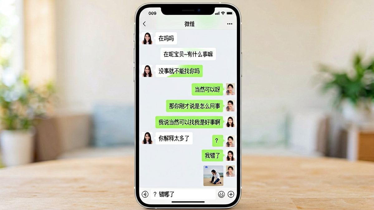 一个'在吗'引发连锁反应，解释越多错得越离谱
