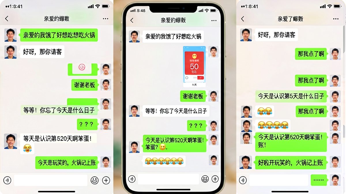 请客50元还踩中纪念日雷区，最后被反向收账