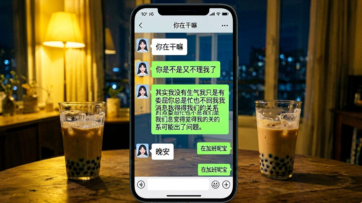 女生长篇大论小作文，男生三个字终结一切