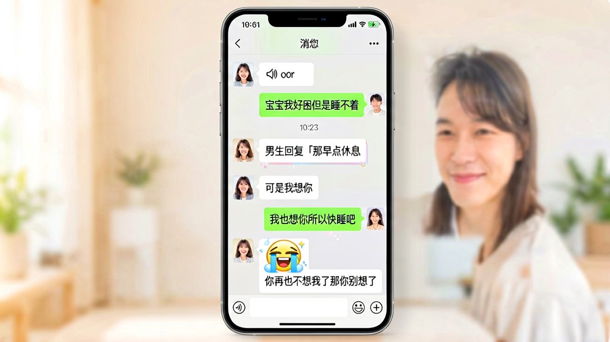 女生撒娇困了睡不着，男生一本正经把天聊死