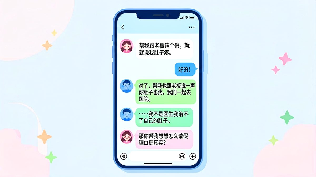 帮女朋友请假请出了新高度，结果把自己绕进去了