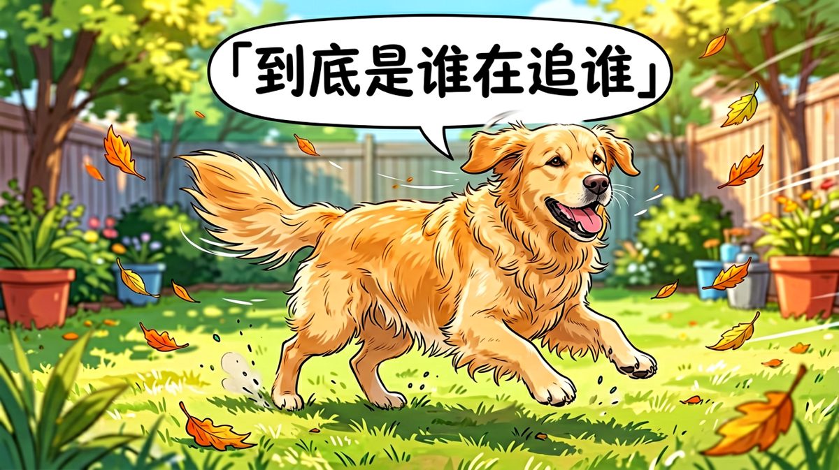 追尾巴三分钟的狗，最后只会得到一个结论：我的尾巴是个叛徒。