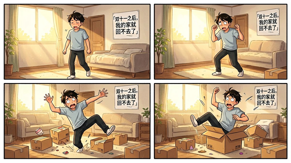 第二天被快递绊倒