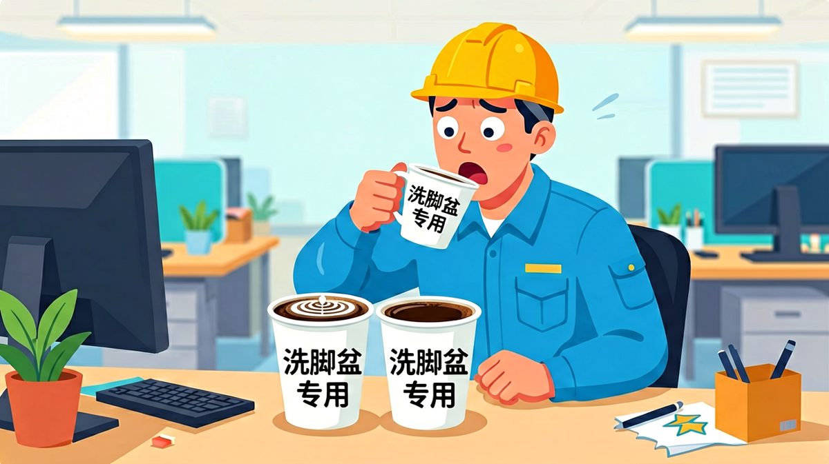拿错杯子，社死第一步