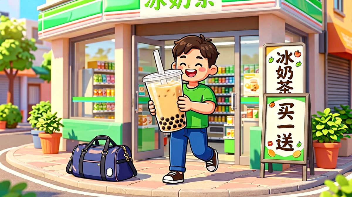 跑步消耗的热量，需要奶茶来补充！