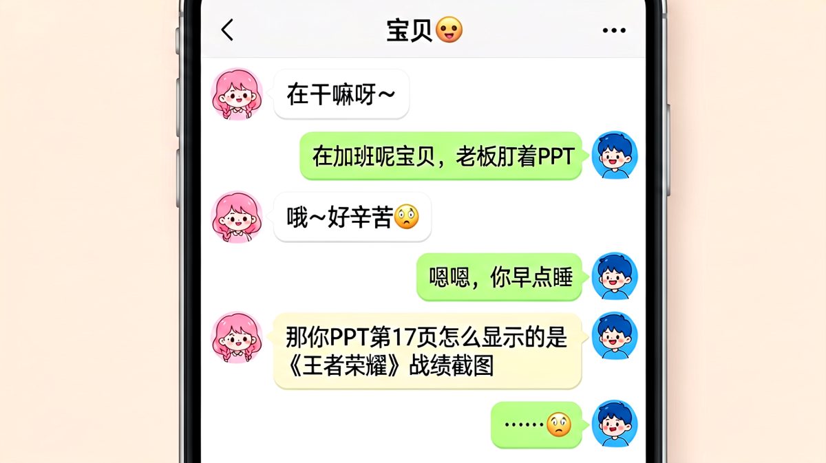 男友吹牛加班被一张战绩截图当场拆穿，社死瞬间