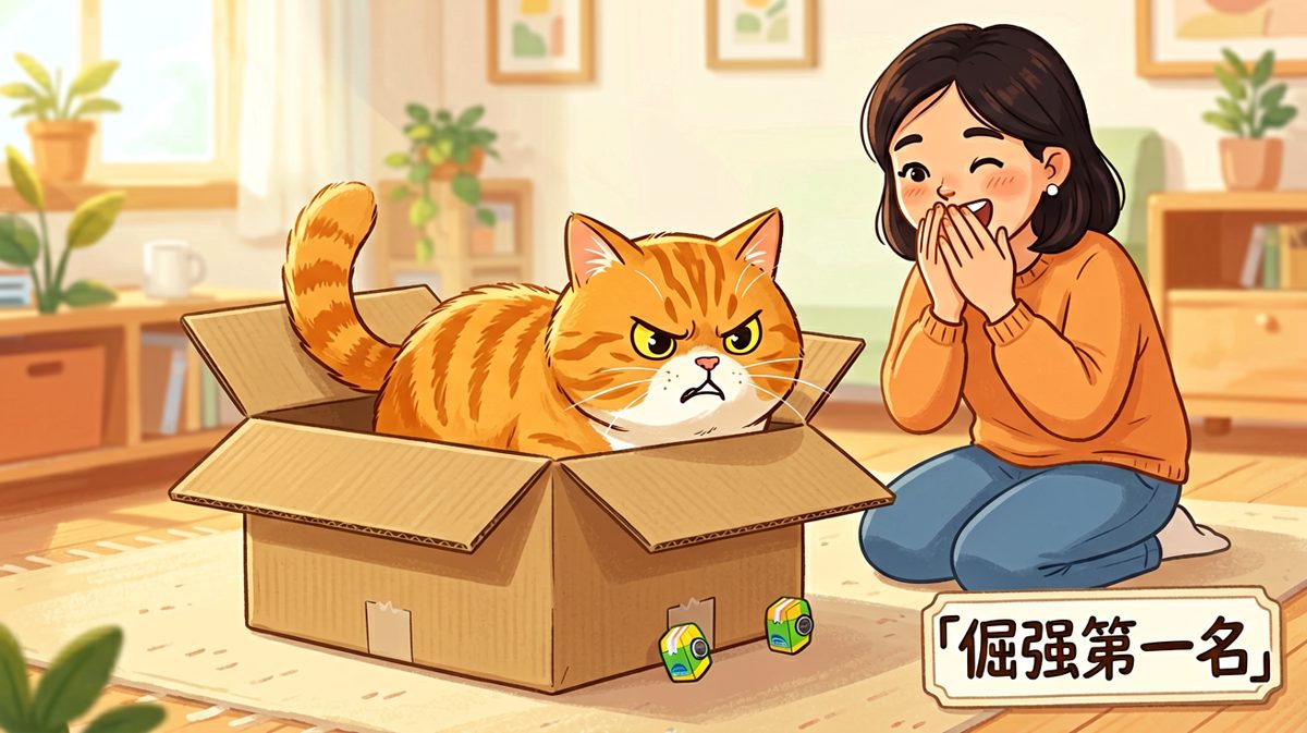 猫咪vs纸箱，永远输的是箱子