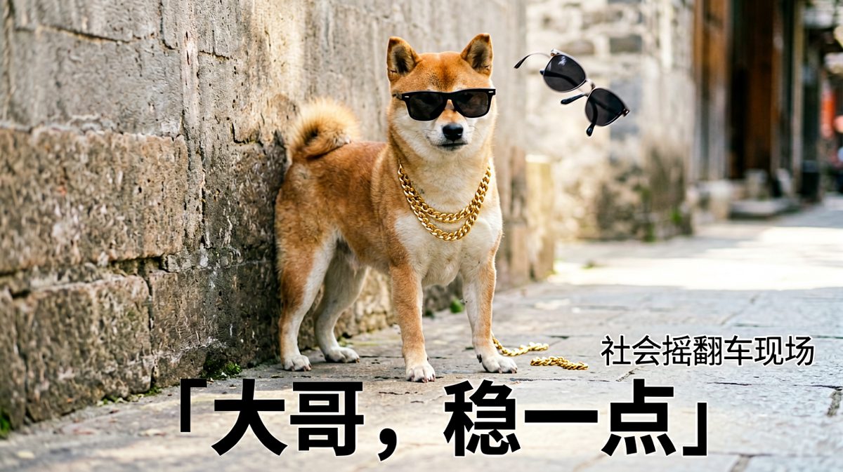 戴墨镜不等于变大佬