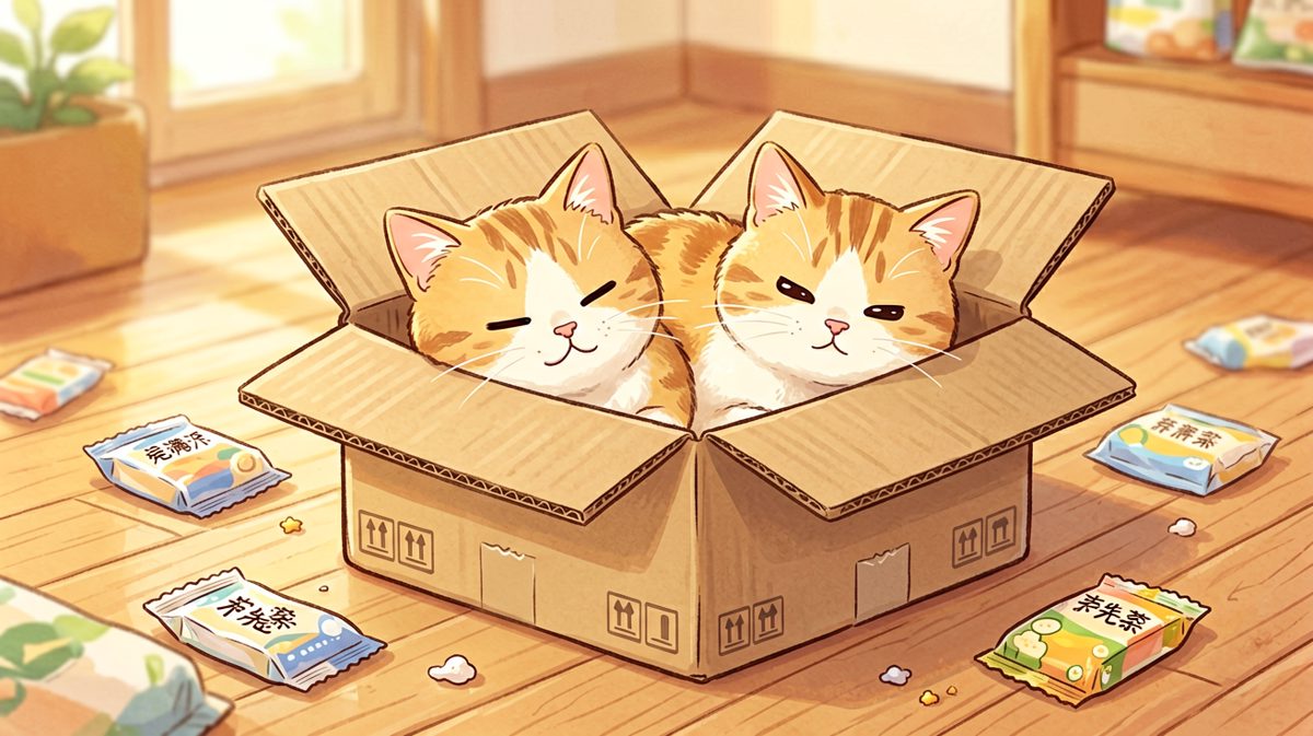 此盒已占，闲猫免进