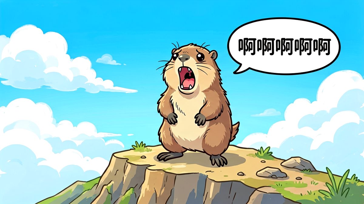 土拨鼠：周一早上的我，精神状态良好