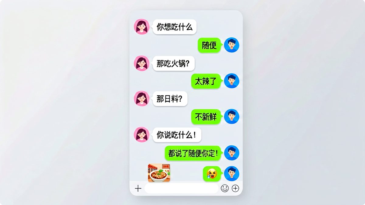 我说随便，结果被火锅定位教做人