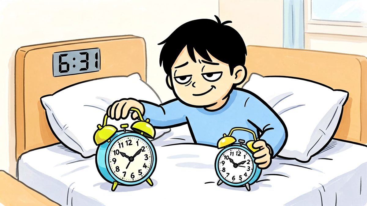 只要我够快，闹钟就追不上我