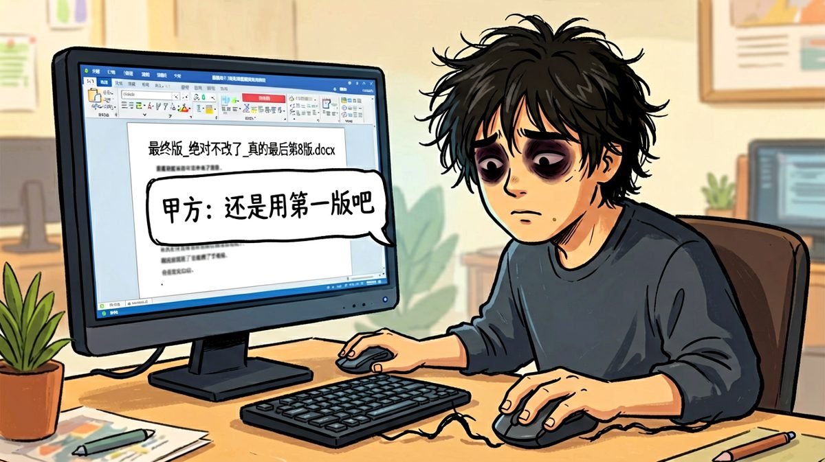 设计师看到甲方最终回复的那一刻