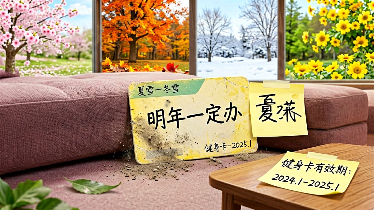 办了从来没去过的健身卡