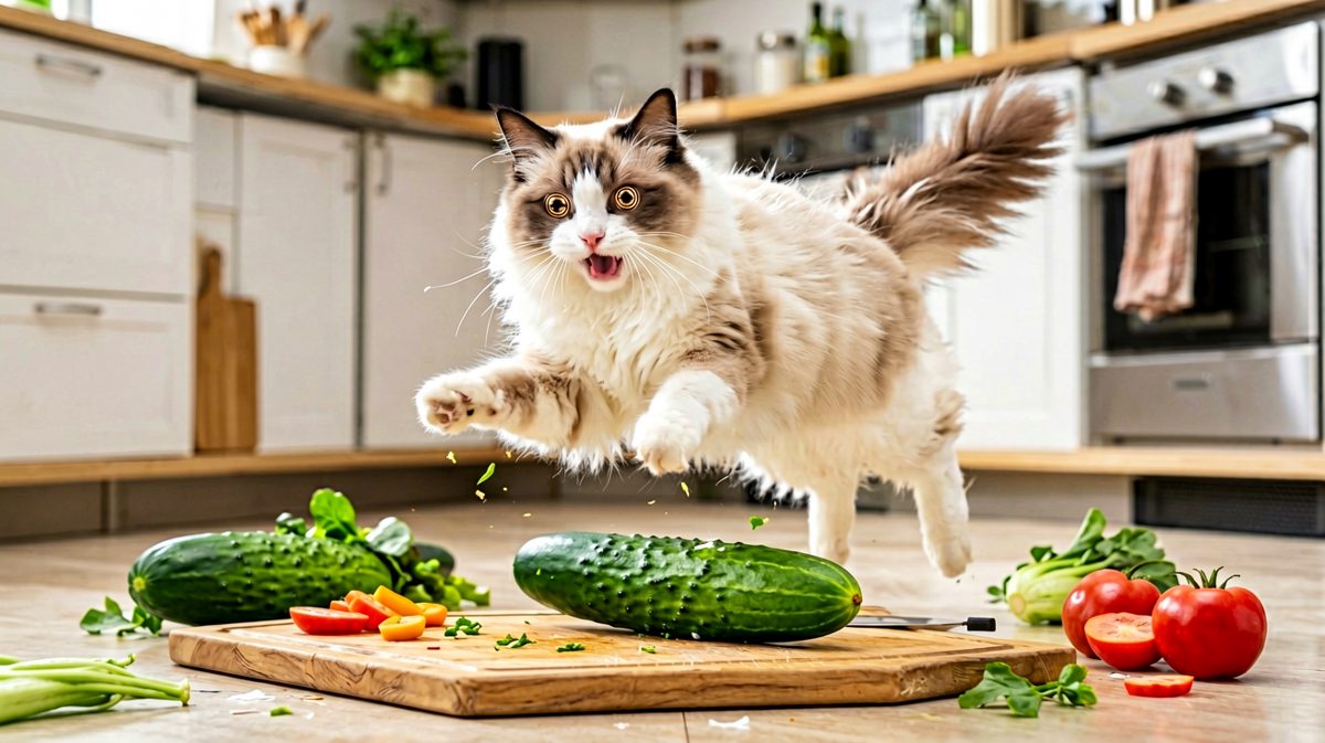 猫咪：这玩意儿居然敢出现在我的地盘！