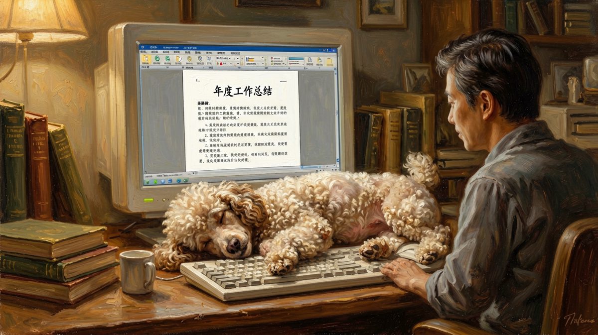 狗：我睡我的，PPT的事不归我管