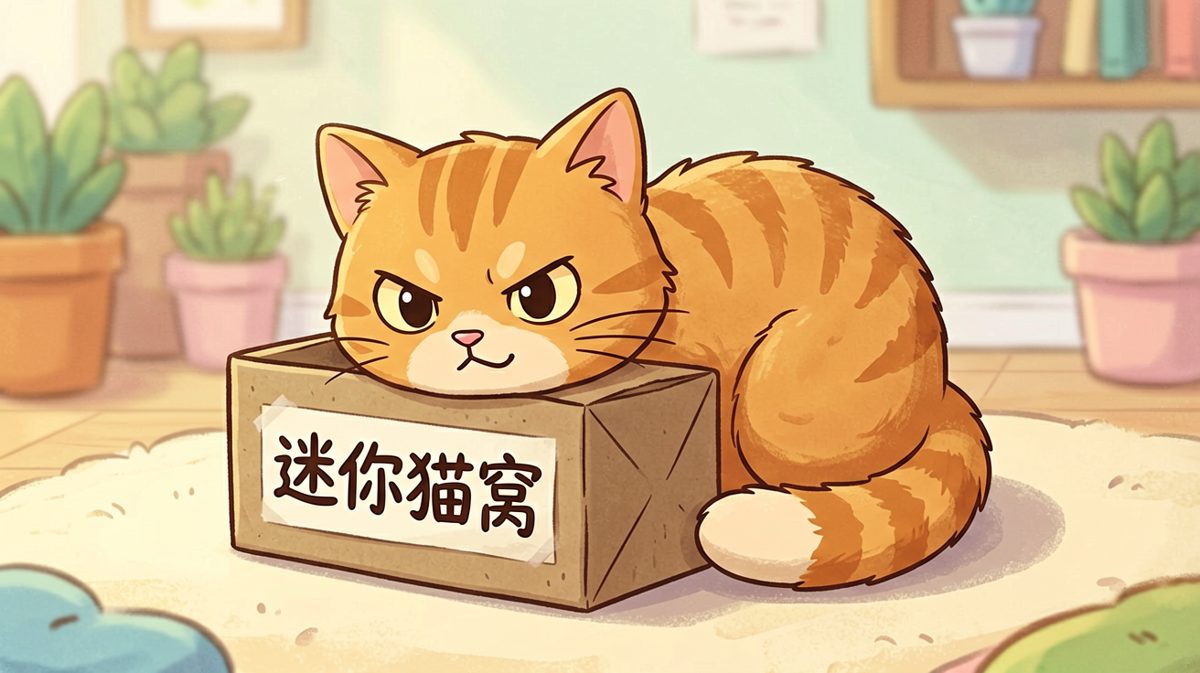 只要盒子够小，我就能把自己塞进去——这是猫咪的绝对信念