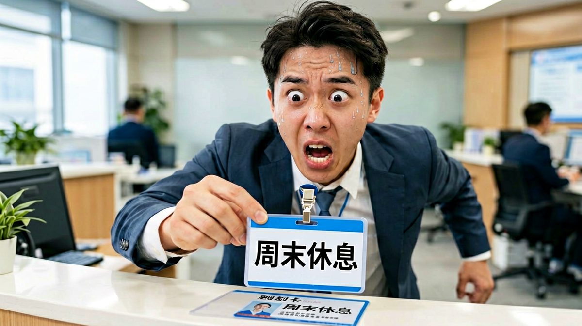 到达公司，却发现今天是周末！