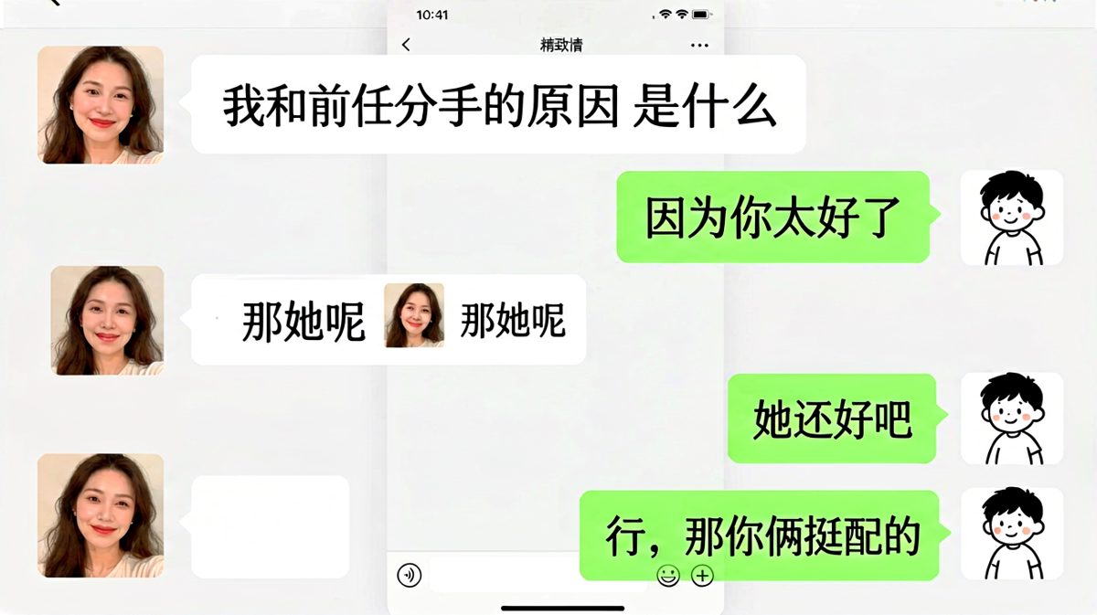 前任比我好？这题超纲了