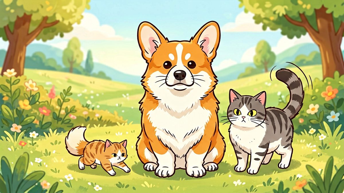 柯基：学会了这套动作，我就是猫中精英。
