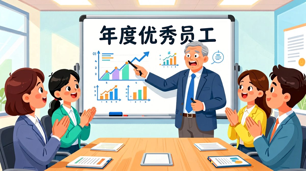 老板：你今年表现非常优秀！我要给你升职加薪——员工：太好了！老板：升你到隔壁部门当清洁员，月薪三千。