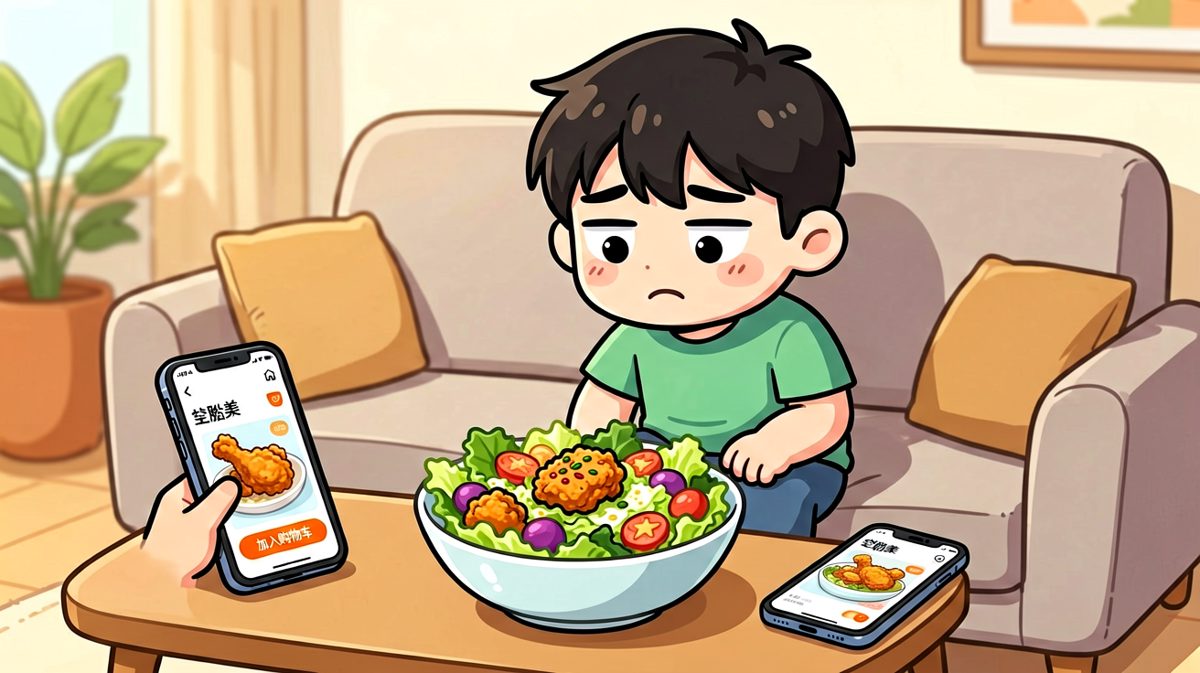 晚上九点，手比脑子诚实