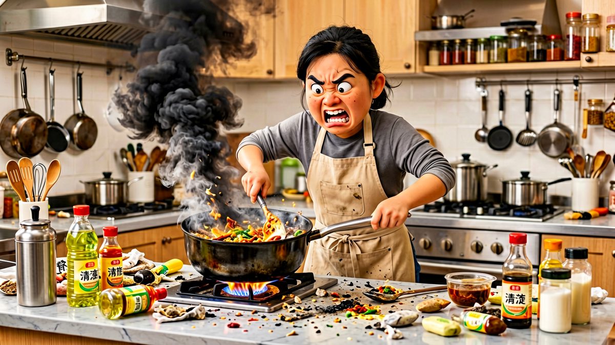 做饭过程：计划很丰满，现实很骨感