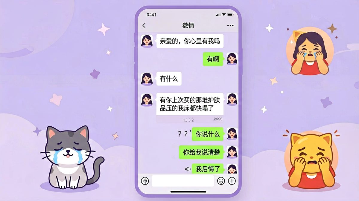 一句'有什么'暴露了男生的求生欲为零