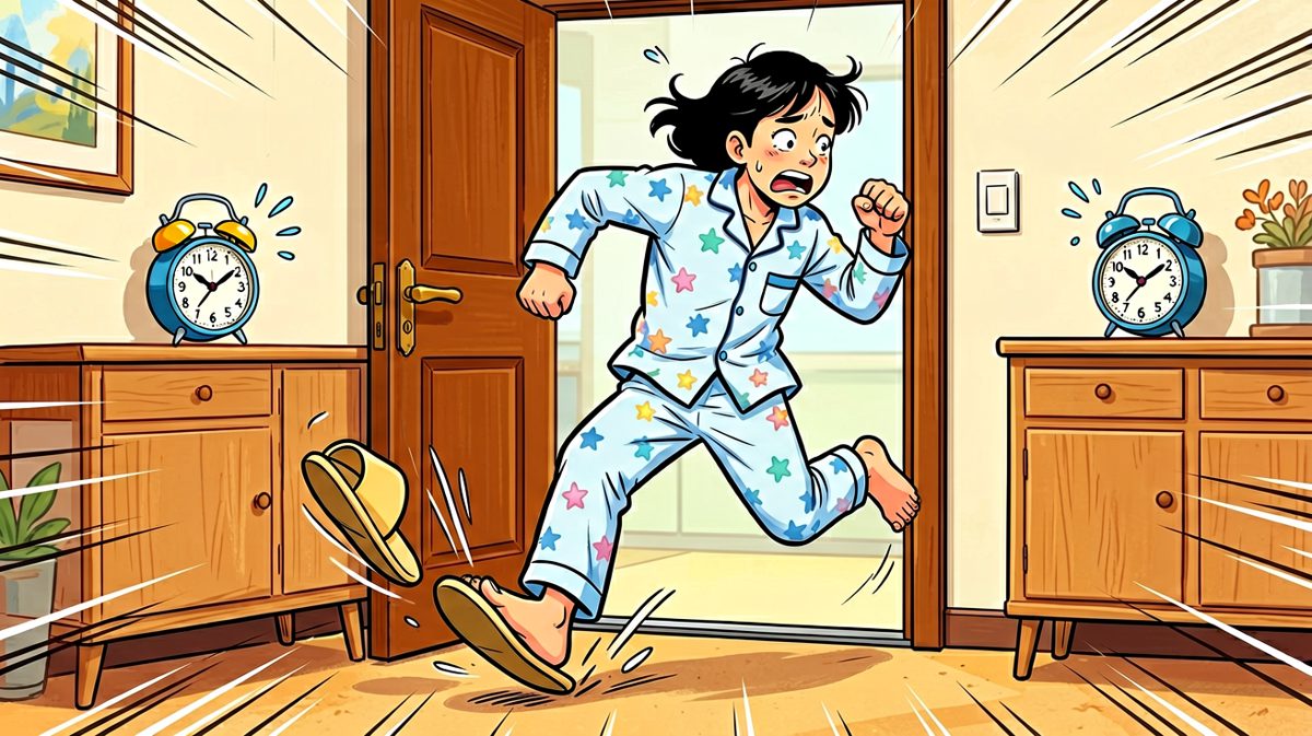 第四格：输给了拖鞋，也输了人生