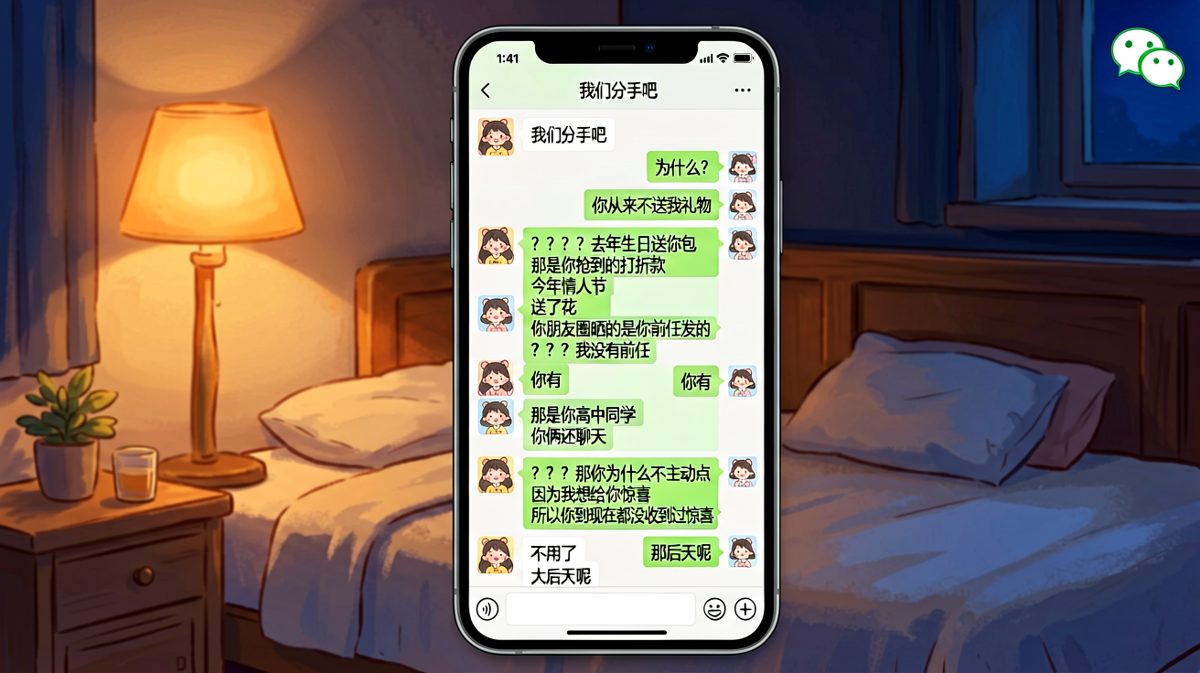 「你从来不送我礼物」——原来惊喜要等三年才能到账