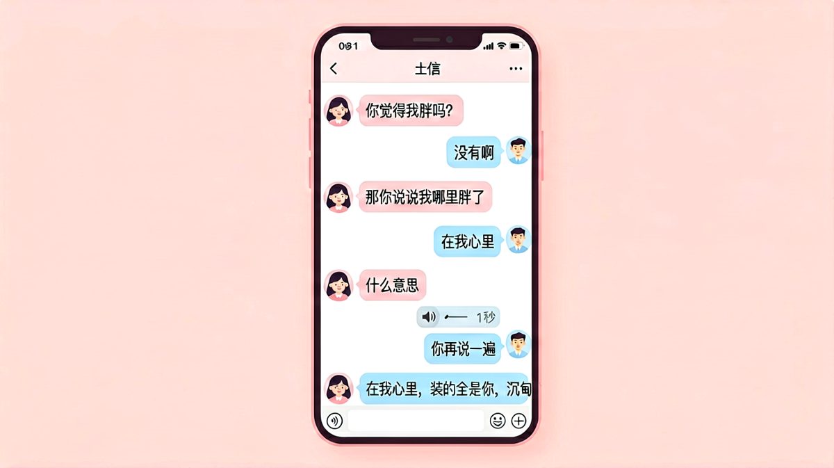 "在我心里"满分回答，但女生不信邪追问的土味情话连环局