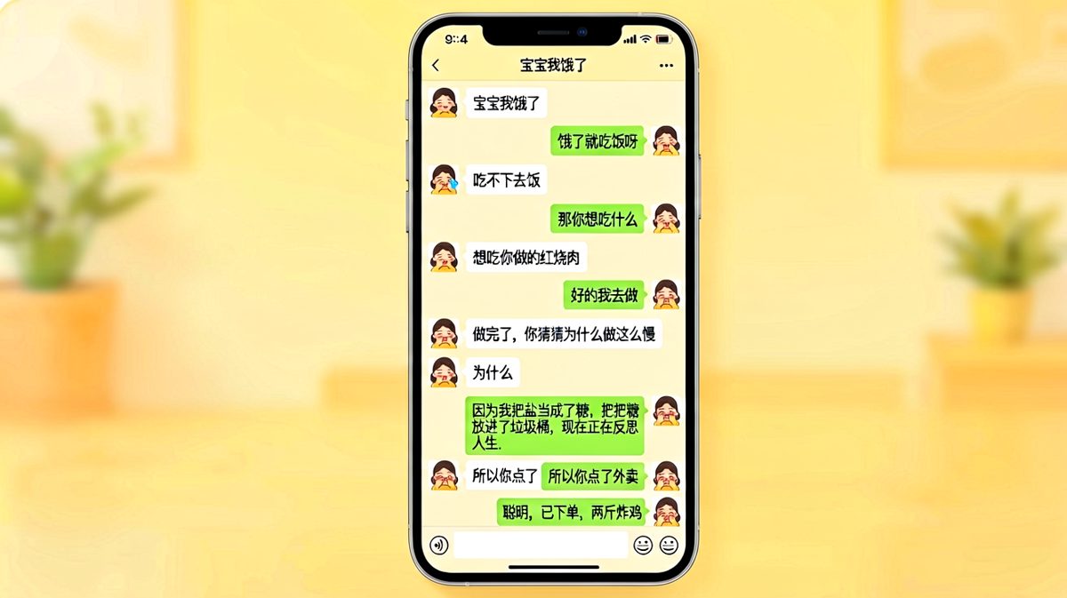 说要下厨却搞砸一切，最后靠外卖救场的厨艺翻车现场