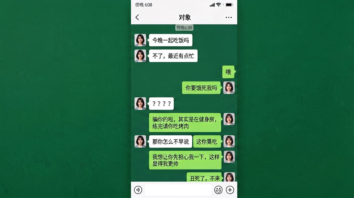 约饭先放鸽子再约，还觉得自己很帅