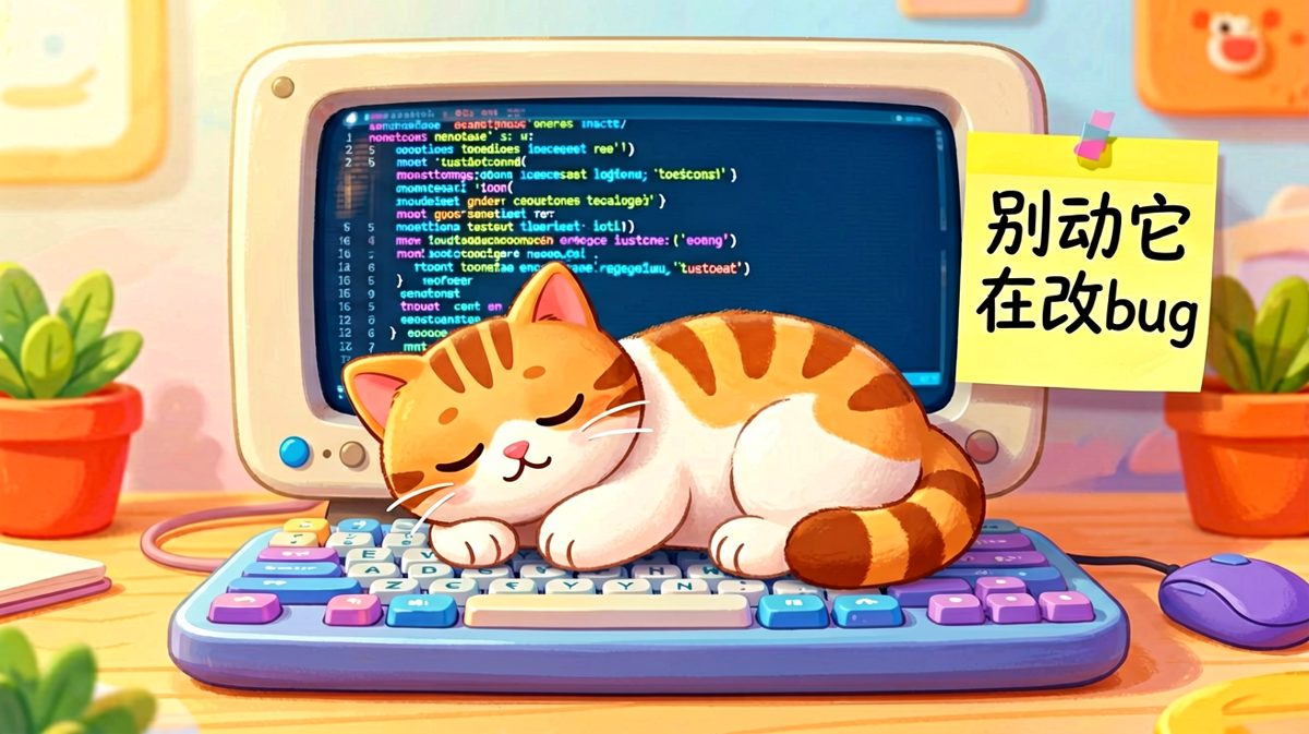 猫：这bug是我写的，你改不了