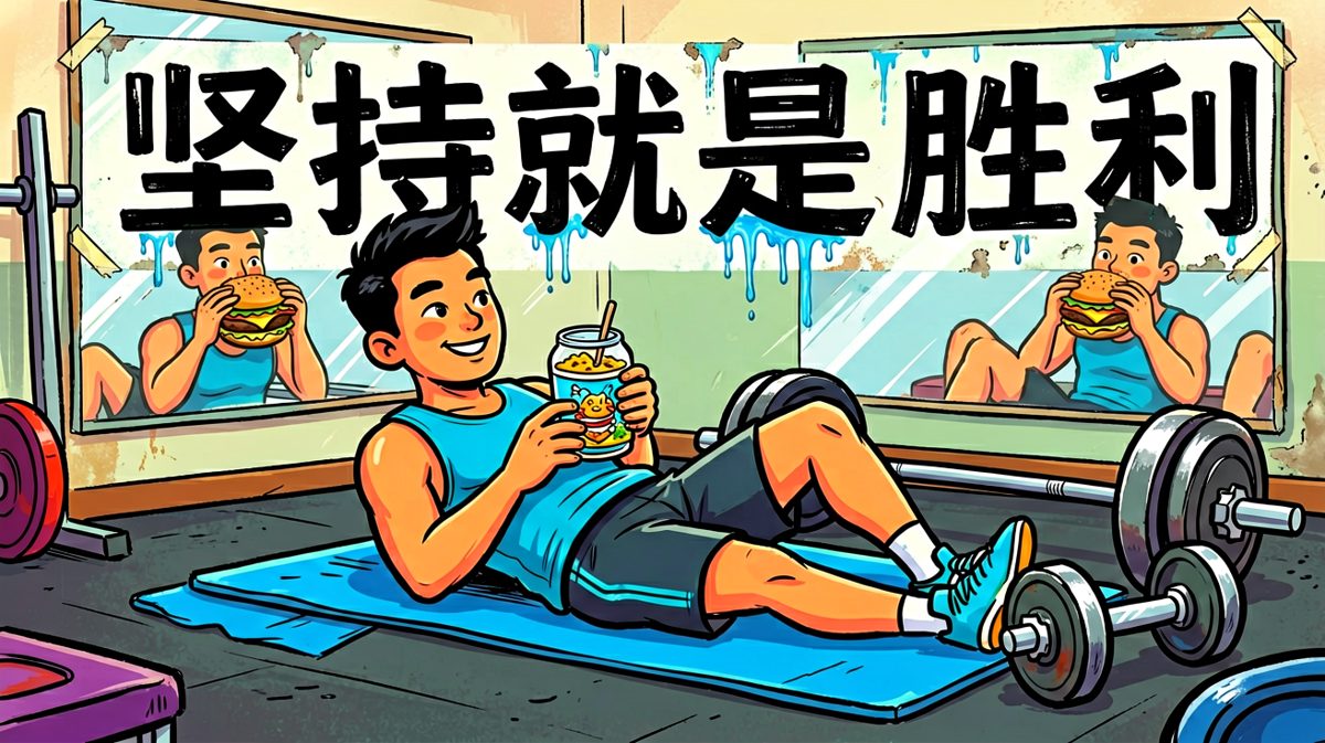 健身卡只用来洗澡，外卖比深蹲先到达终点
