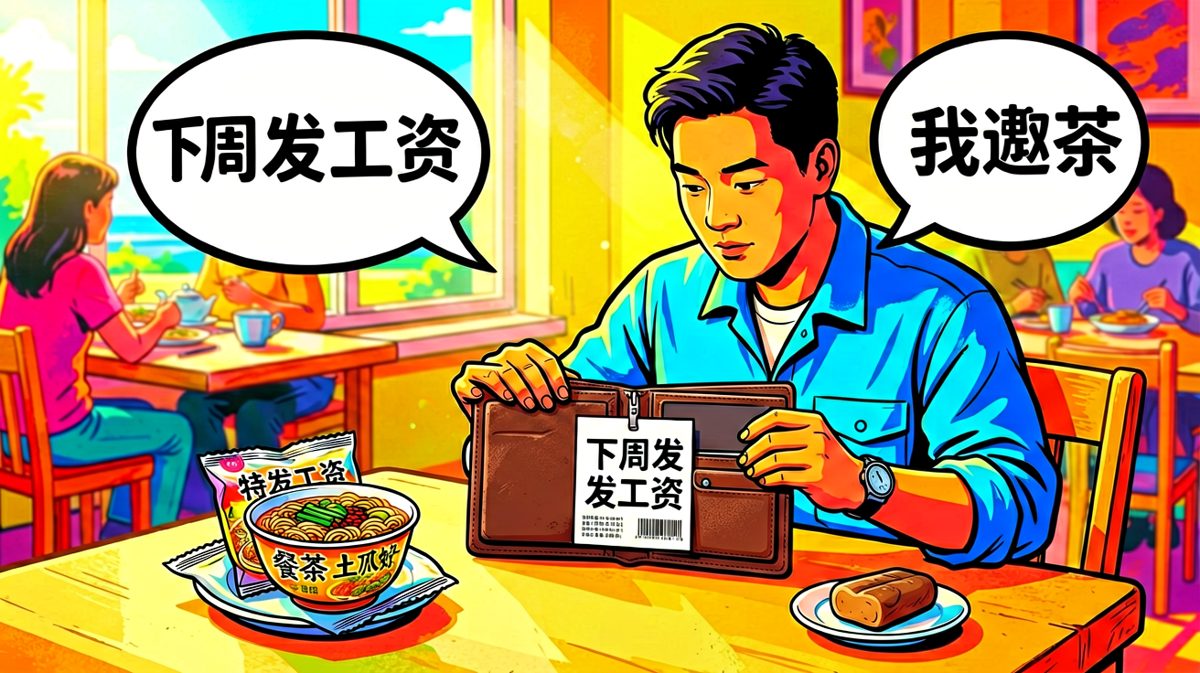 月初土豪月底奴，工资到账就消失