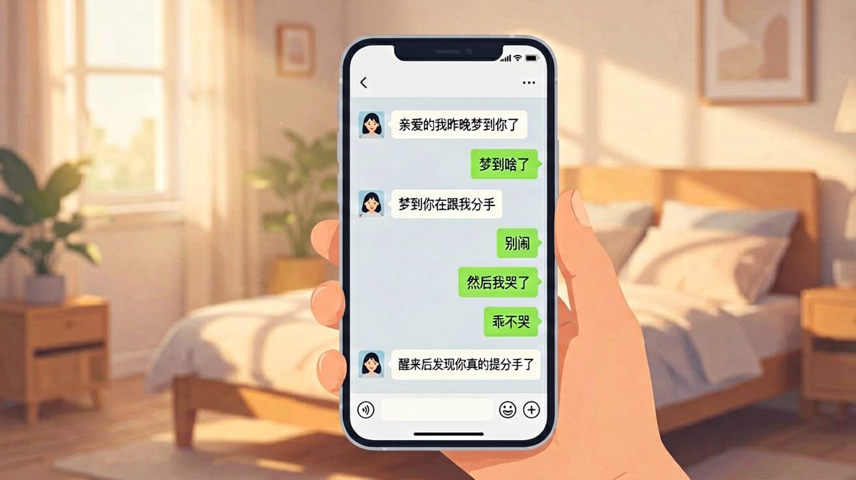 从甜梦到惊吓只差一个'正在输入中'的距离。