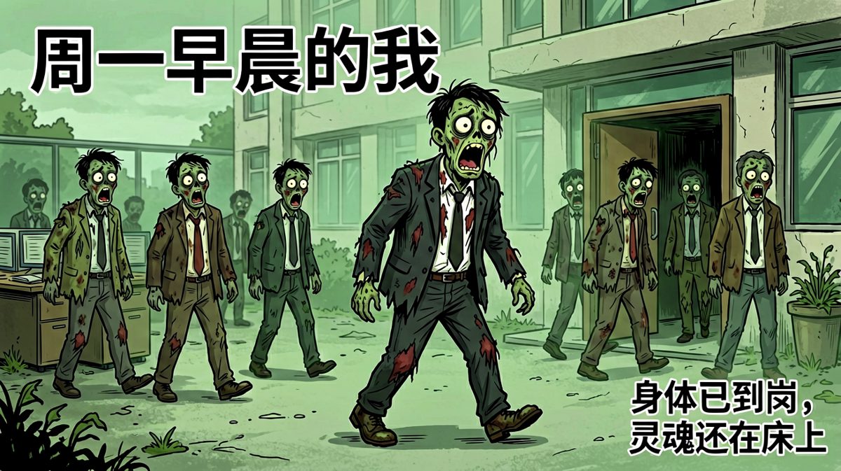周一上班的我，行尸走肉版