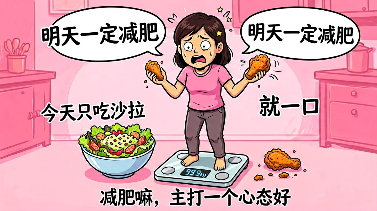 减肥路上的最大障碍：炸鸡