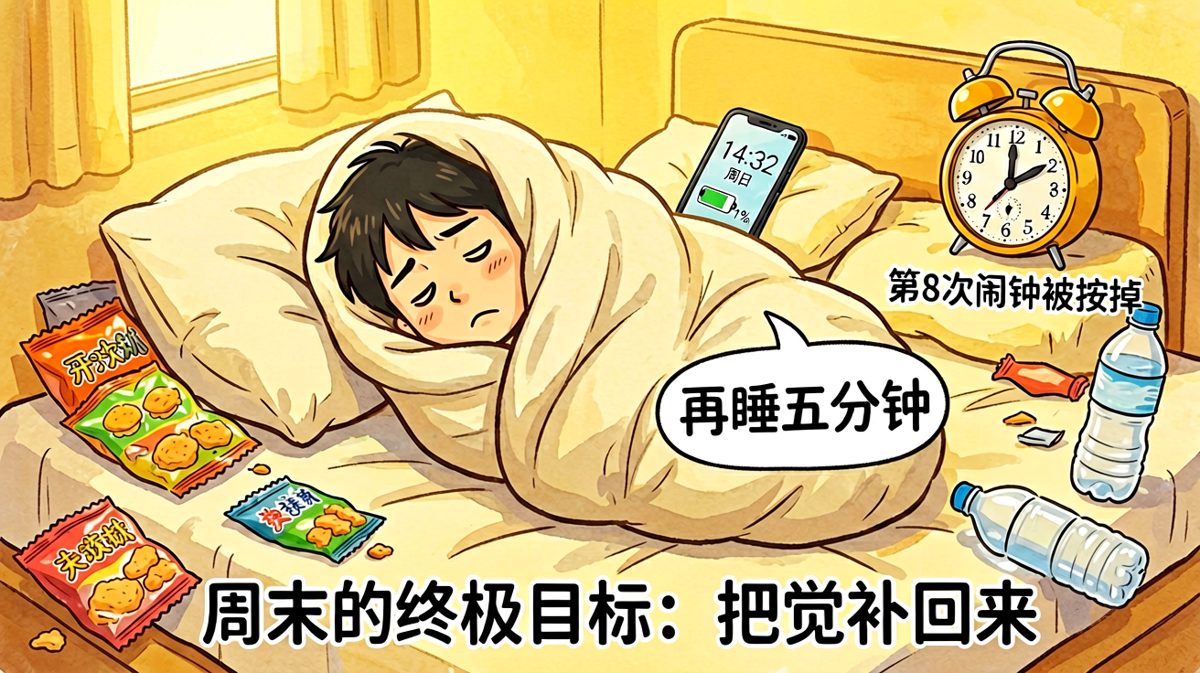 周末赖床冠军的终极形态
