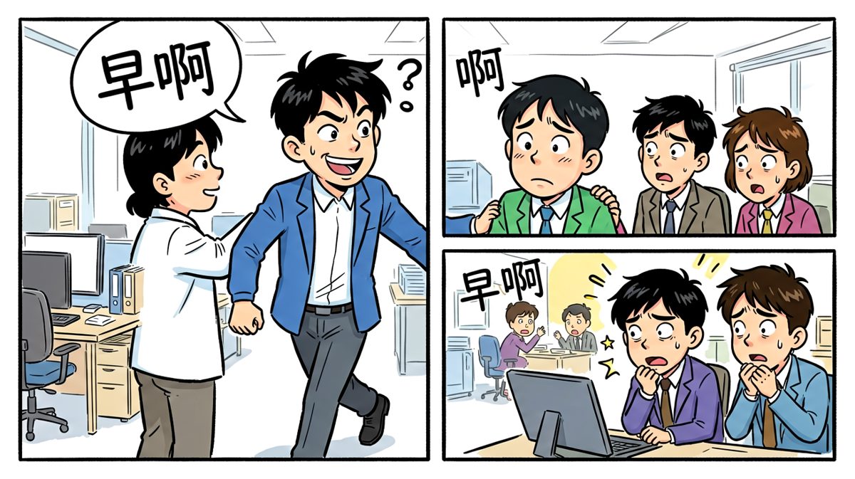 拍错肩膀，社死现场