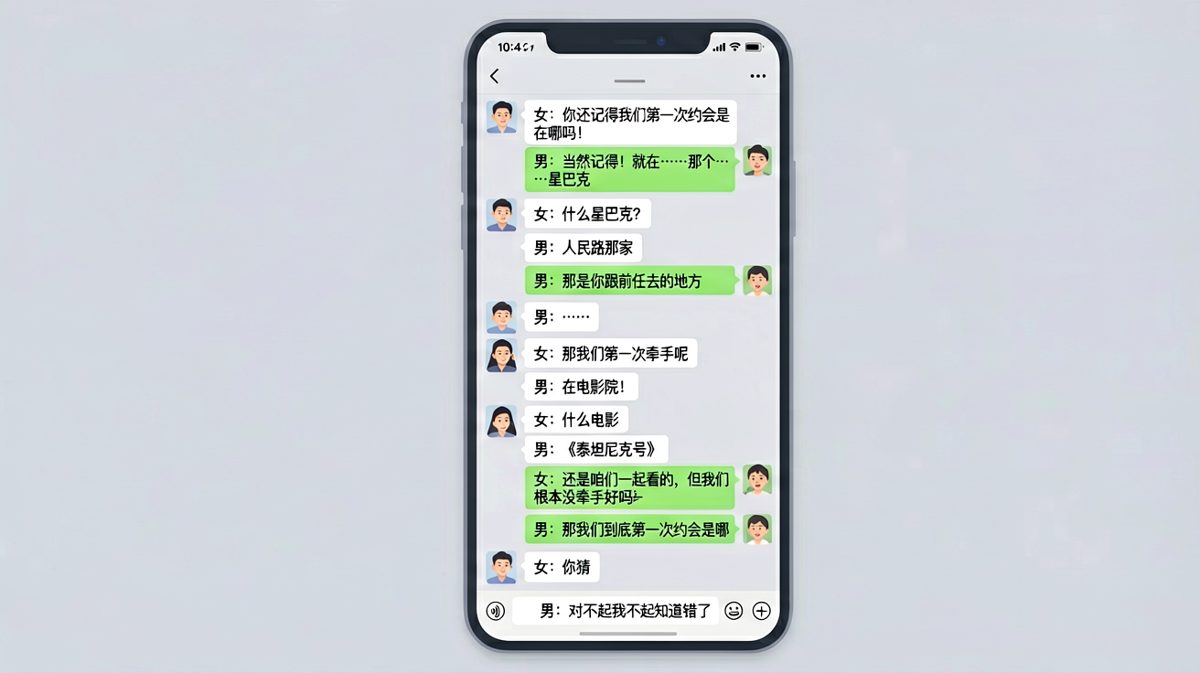 男生在「第一次约会」问题上节节败退，全程靠猜却次次踩雷。