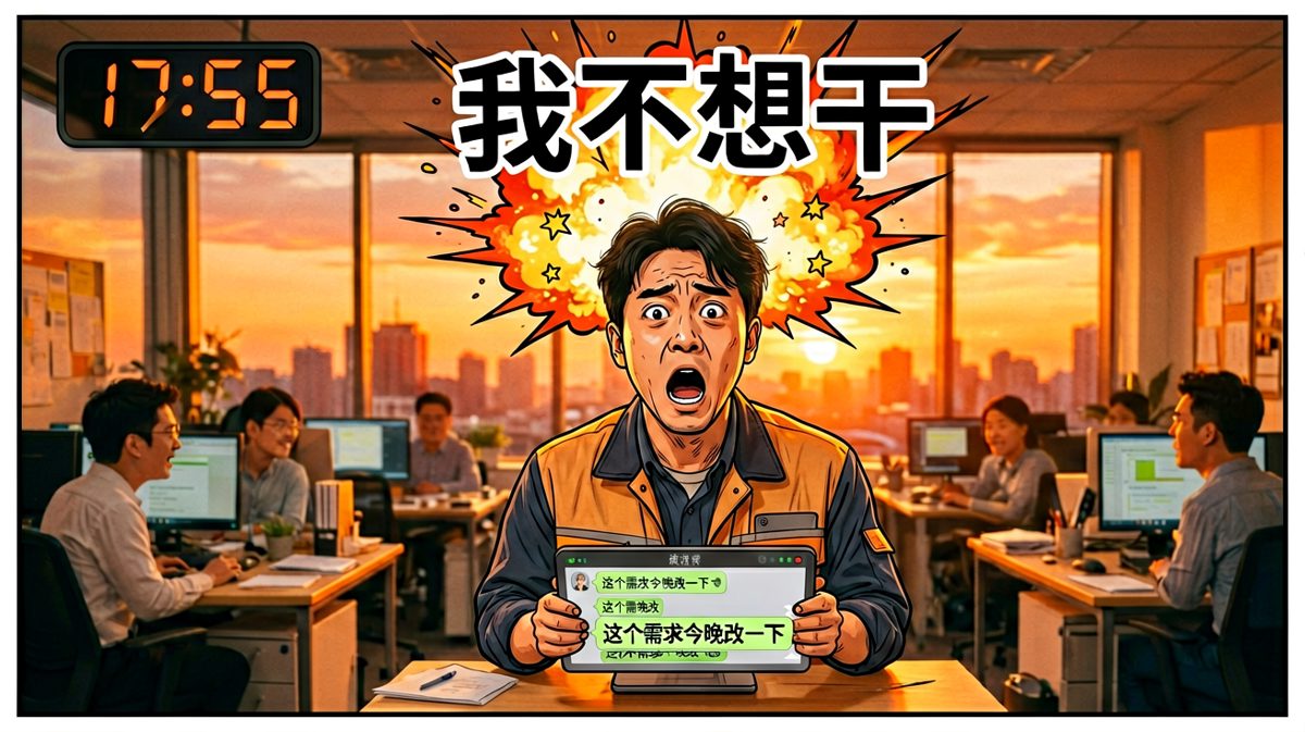 下班前五分钟的召唤，是对打工人最大的暴击