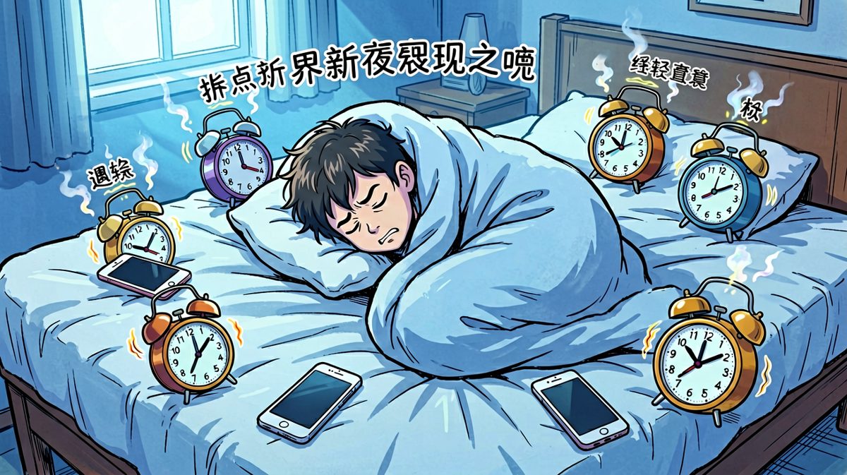 第2格：所有闹钟同时响起的混乱早晨