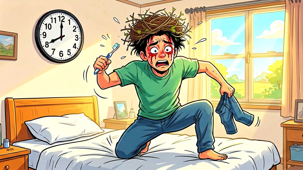 第3格：惊醒后的人生崩塌瞬间