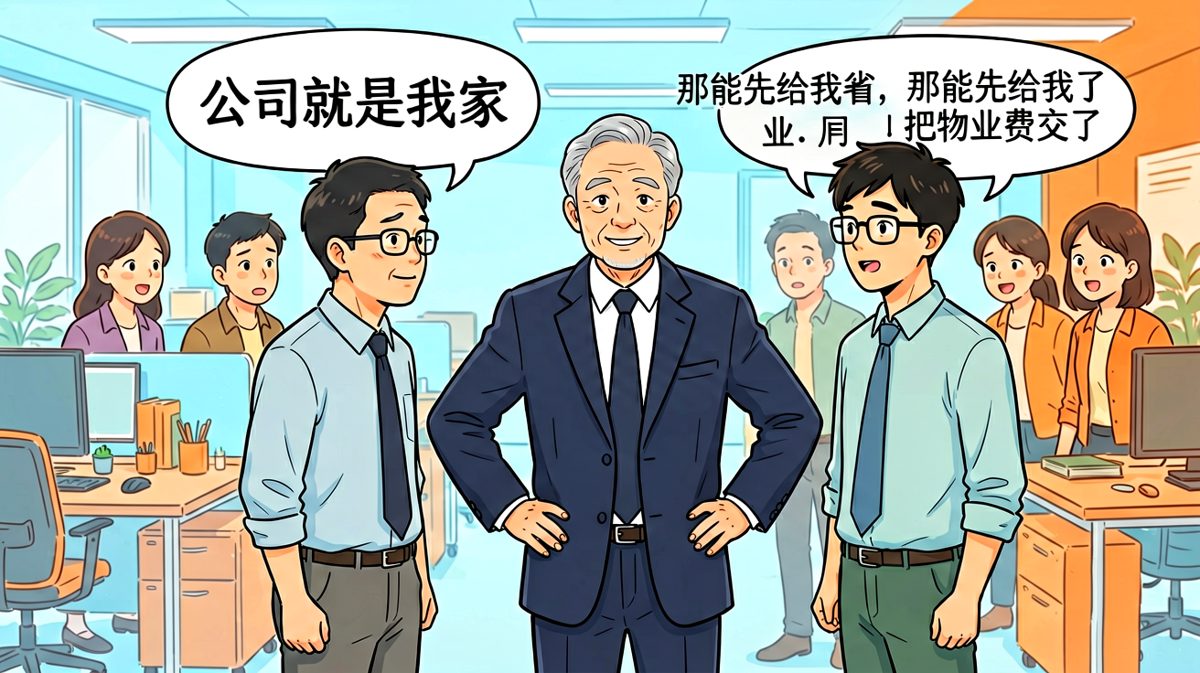 老板用情怀打鸡血，员工顺势要求报销'家里'物业费