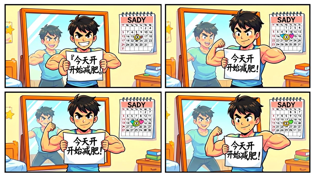 立下flag：今天开始减肥！