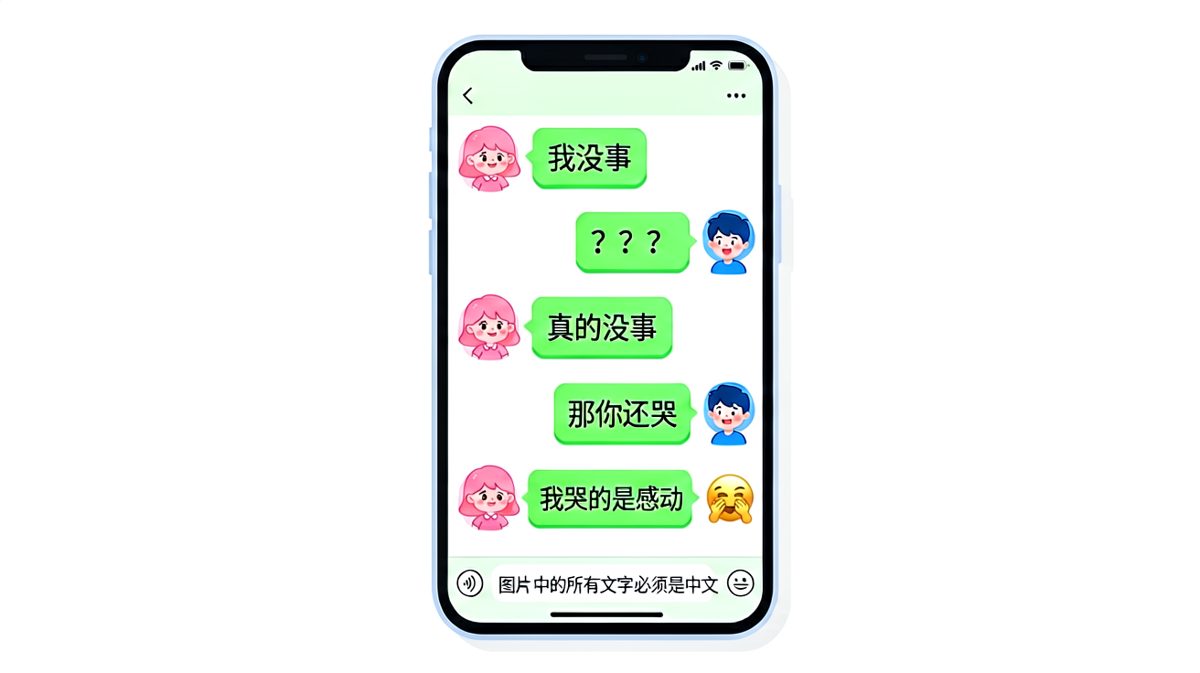 "我没事"的终极反转：女生哭得稀里哗啦却说自己是感动哭了