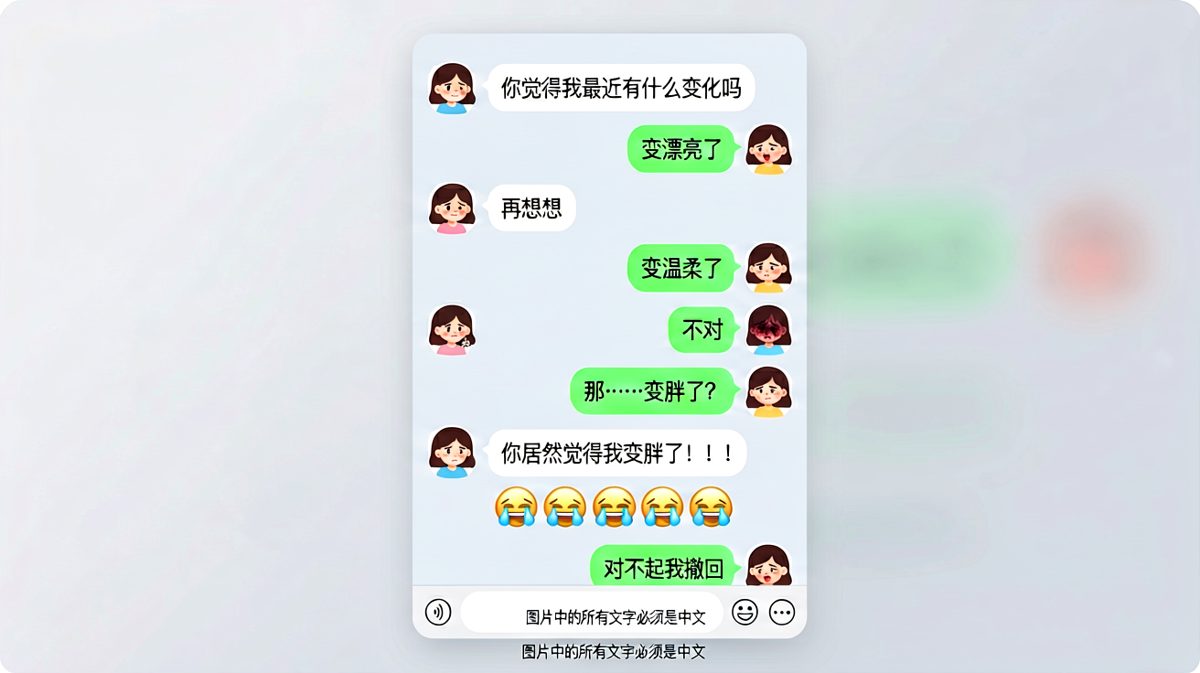 "你觉得我有什么变化"——男生的每一次回答都在往火坑里跳