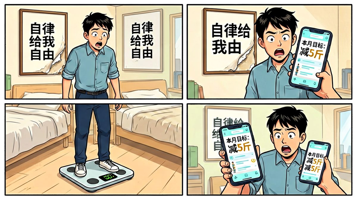 痛定思痛，下定决心减肥